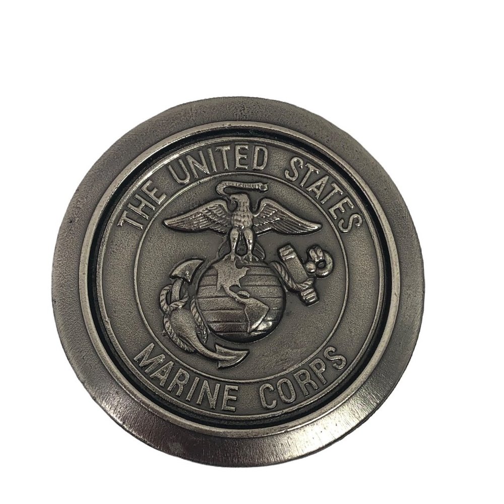VINTAGE 1977 UNITED STATES MARINE CORP USMC LTD EDITION BELT BUCKLE